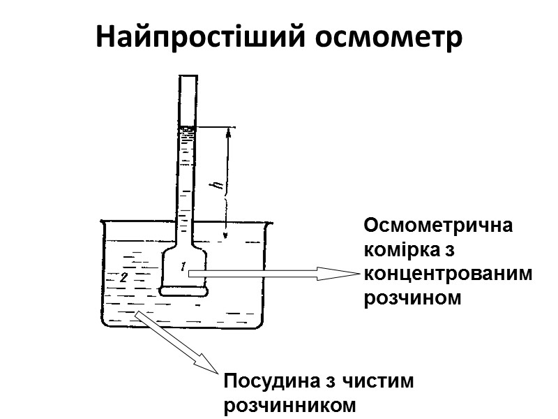 Найпростіший осмометр